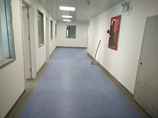 医院耐碘酒PVC地板工程案例