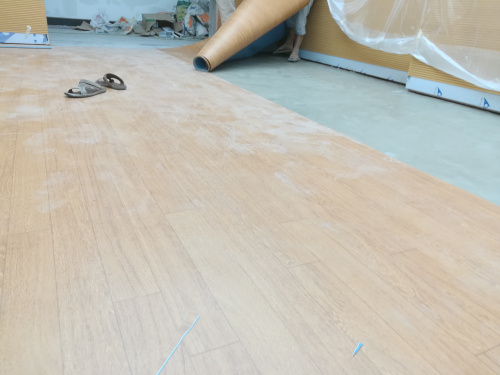 室内木纹防滑PVC地板工程案例